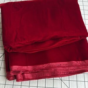 Vintage JB Martin Red Rayon Silk Velvet Fabric – 1 Yard x 64” – Made in Japan